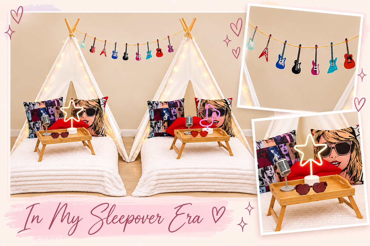 Taylor Swift-Inspired slumber party theme