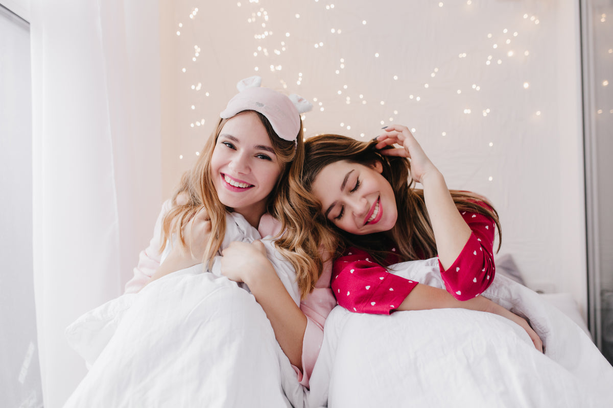 Child enjoying a beautifully styled CHIC Slumber Parties celebration